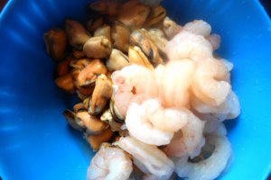 Fructe de mare cu brocoli