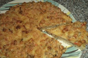 Tarta cu boabe de naut si cascaval