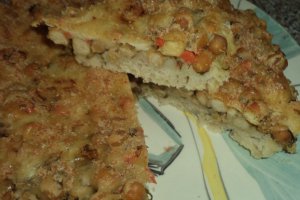 Tarta cu boabe de naut si cascaval
