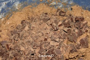 Cookies cu Nesquik si fulgi de ciocolata amaruie