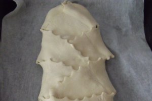 Placinta cu carne si ciuperci