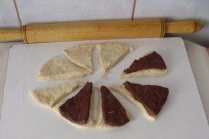 Cornuri cu ciocolata