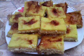Placinta  cu brinza  dulce