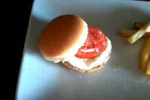 Mini hamburger home-made