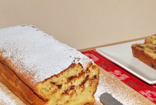 Chec cu banane si fulgi de ciocolata