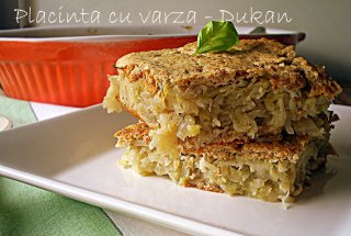 Placinta cu varza - Dukan