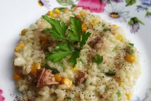 Orez cu ton si legume