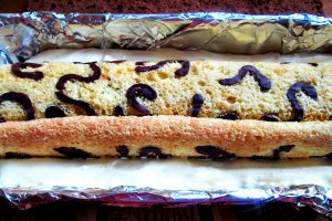 Prajitura cu rulada si mousse de vanilie