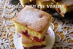 Pandispan cu visine