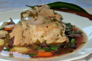 Ciorba cu rasol de porc