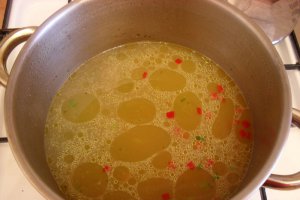 Pilaf cu legume si carne de pasare