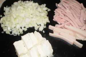 Spaghete cu sos de smantana