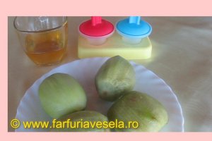 Inghetata de kiwi cu miere (reteta video)