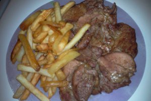Ceafa de porc la cuptor