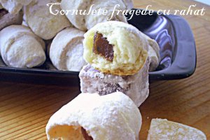 Cornulete fragede cu rahat