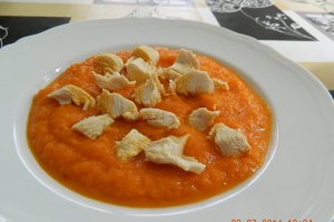 Piure de legume cu pui