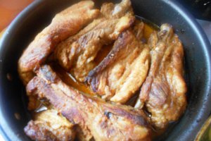 Piept de porc marinat in lapte
