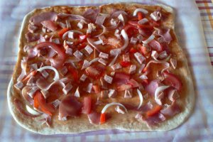 Pizza cu blat perfect