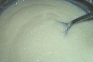 Budinca din tapioca, branza dulce si zahar ars