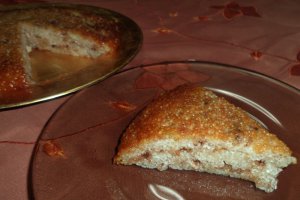 Budinca din tapioca, branza dulce si zahar ars
