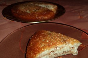Budinca din tapioca, branza dulce si zahar ars