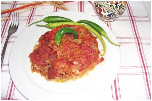 Varza la cuptor cu coaste afumate