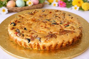 Aperitiv tarta cu legume si branzeturi
