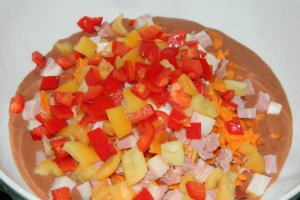 Tort aperitiv cu ficatei de pui