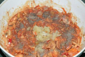 Tort aperitiv cu ficatei de pui