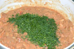 Tort aperitiv cu ficatei de pui