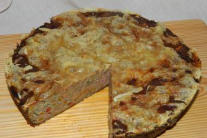 Tort aperitiv cu ficatei de pui