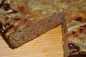Tort aperitiv cu ficatei de pui