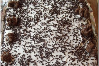 Tort cu crema de vanilie si mascarpone