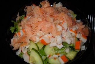 Salata cu somon