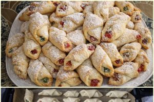Desert cornulete pufoase cu rahat