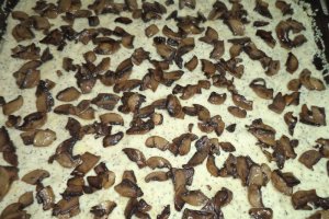 Focaccia cu ciuperci si cascaval