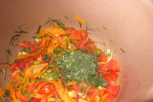 Fasole verde cu ciocănele de pui la Multicooker