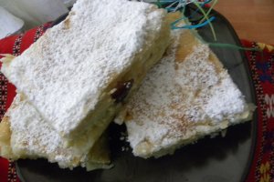 Placinta cu urda si merisoare
