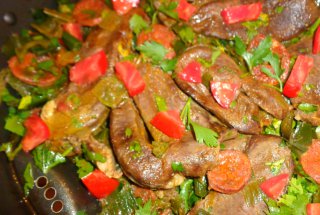 Sote de inima cu chorizo