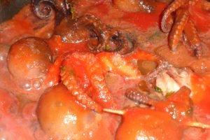 Polpo alla Luciana