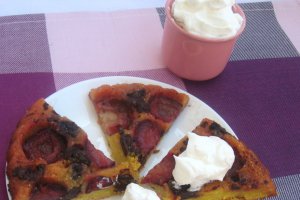 Prajitura rasturnata cu prune -Jamie Oliver