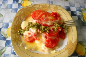 Rosii cu mozzarella la cuptor