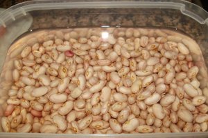 Ciorba de fasole cu costita si paste fainoase