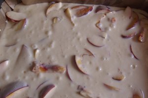 Prajitura cu nectarine