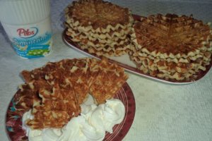 Vafe cu branzeturi si chimen