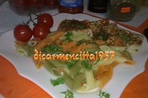 File de salau cu paste Barilla.