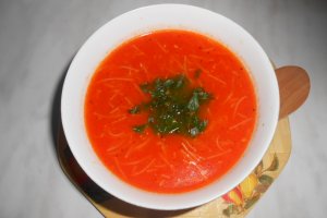 Supa cremoasa  de rosii