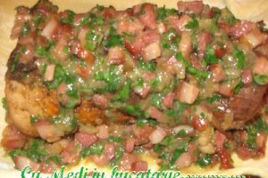 Ceafa de porc in foietaj