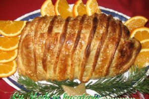 Ceafa de porc in foietaj