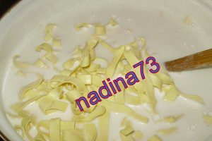 Tallarines cu lapte